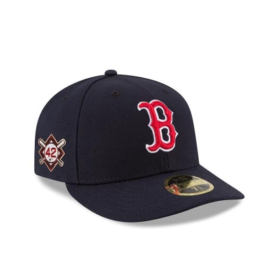 Boston Red Sox Gorra | New Era MLB Jackie Robinson Day Low Profile 59fifty Fitted Cap Mexico - Azules